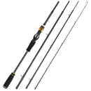 Vara de Pesca para arremessos Longos Ultra Leve, Fibra de carbono  1,.8 M 2.0 M 2.4 M