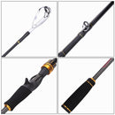 Vara de Pesca para arremessos Longos Ultra Leve, Fibra de carbono  1,.8 M 2.0 M 2.4 M