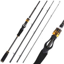 Vara de Pesca para arremessos Longos Ultra Leve, Fibra de carbono  1,.8 M 2.0 M 2.4 M